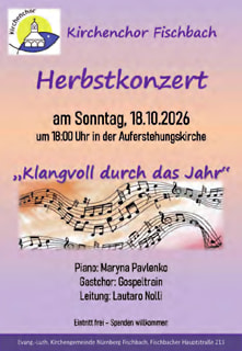 herbstkonzert fischbacher kirchenchor